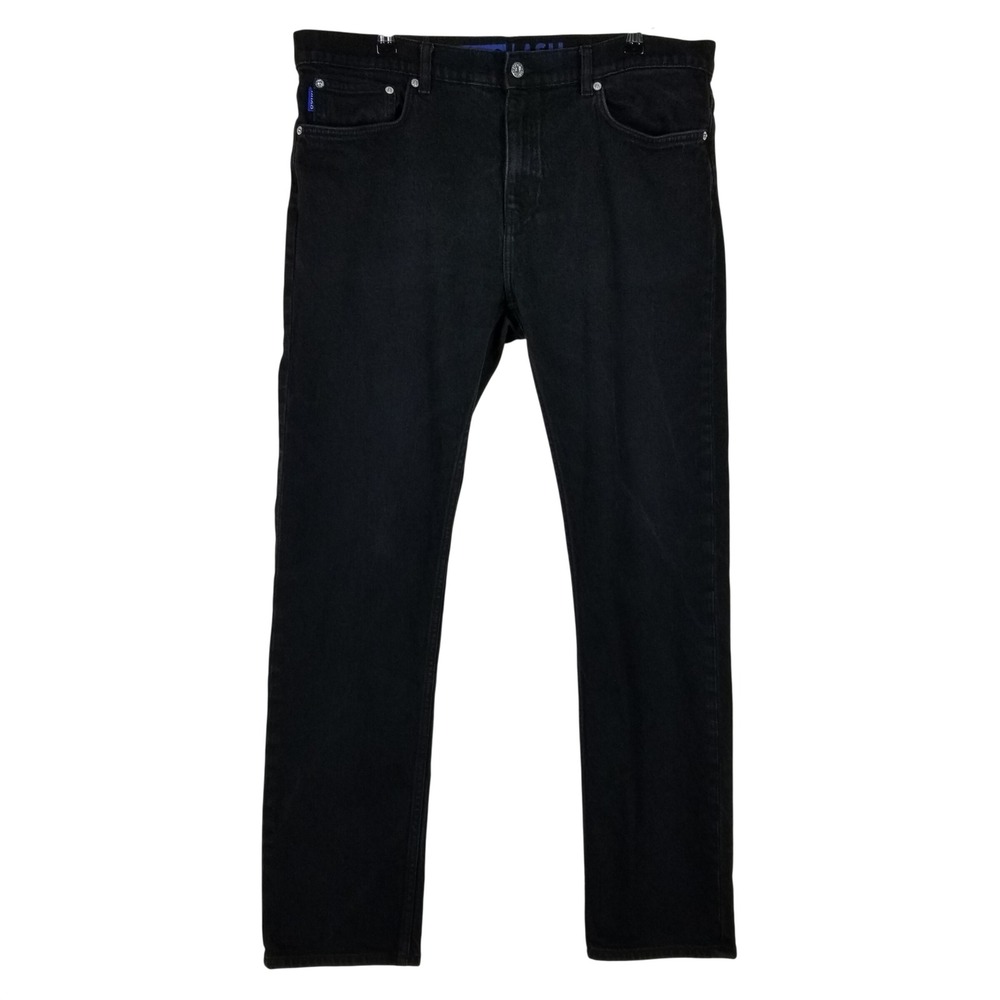 HUGO Ash Jeans Mens 36x32 Black Slim Tapered Stretch Denim 50469046